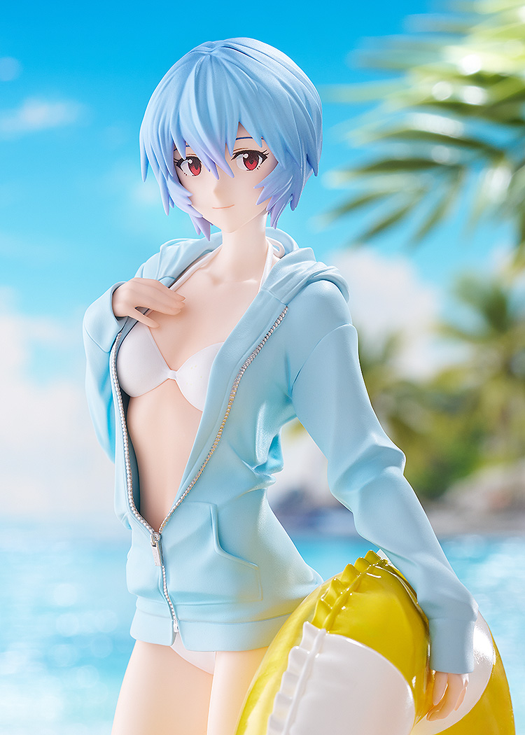 Evangelion: Rei Ayanami Beach Queens L Size POP UP PARADE Figure