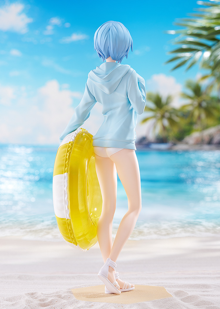 Evangelion: Rei Ayanami Beach Queens L Size POP UP PARADE Figure