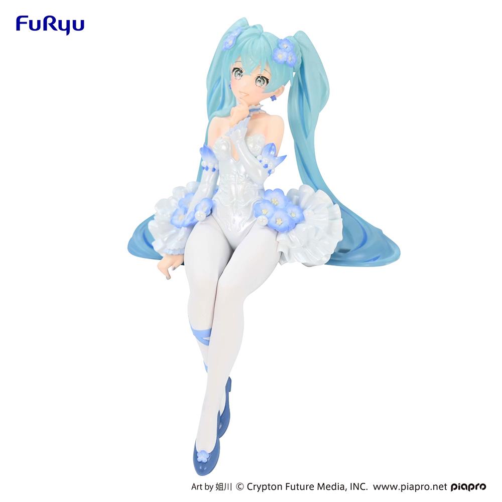 Vocaloid: Miku Flower Fairy Nemophila Noodle Stopper Prize Figure