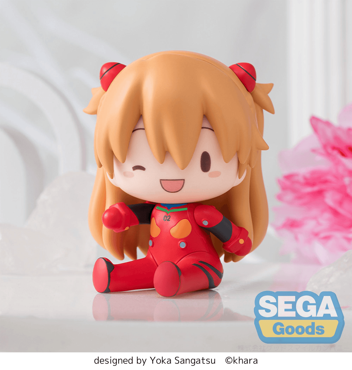Evangelion: Asuka Plugsuit Fuwa Petit Prize Figure