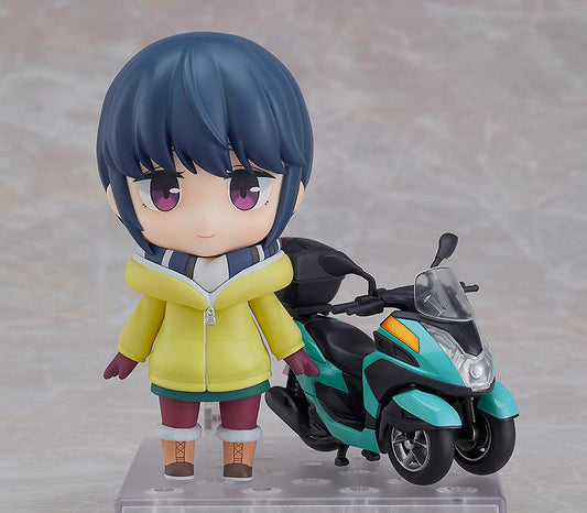 Laid-Back Camp: 1865 Rin Shima: Three Wheels Ver. Nendoroid