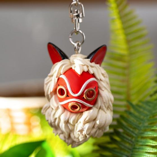 Princess Mononoke: Mask and Kodama Key Chain