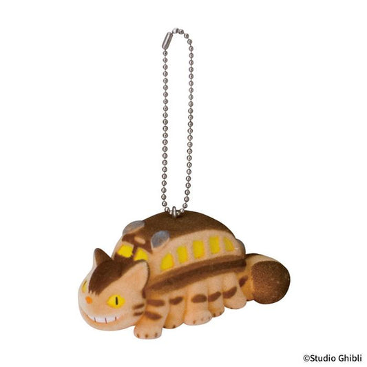 My Neighbour Totoro: Catbus Flocking Key Chain