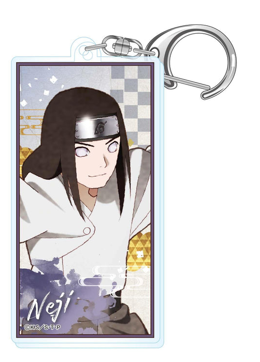 Naruto: Neji Acrylic Banner Key Chain