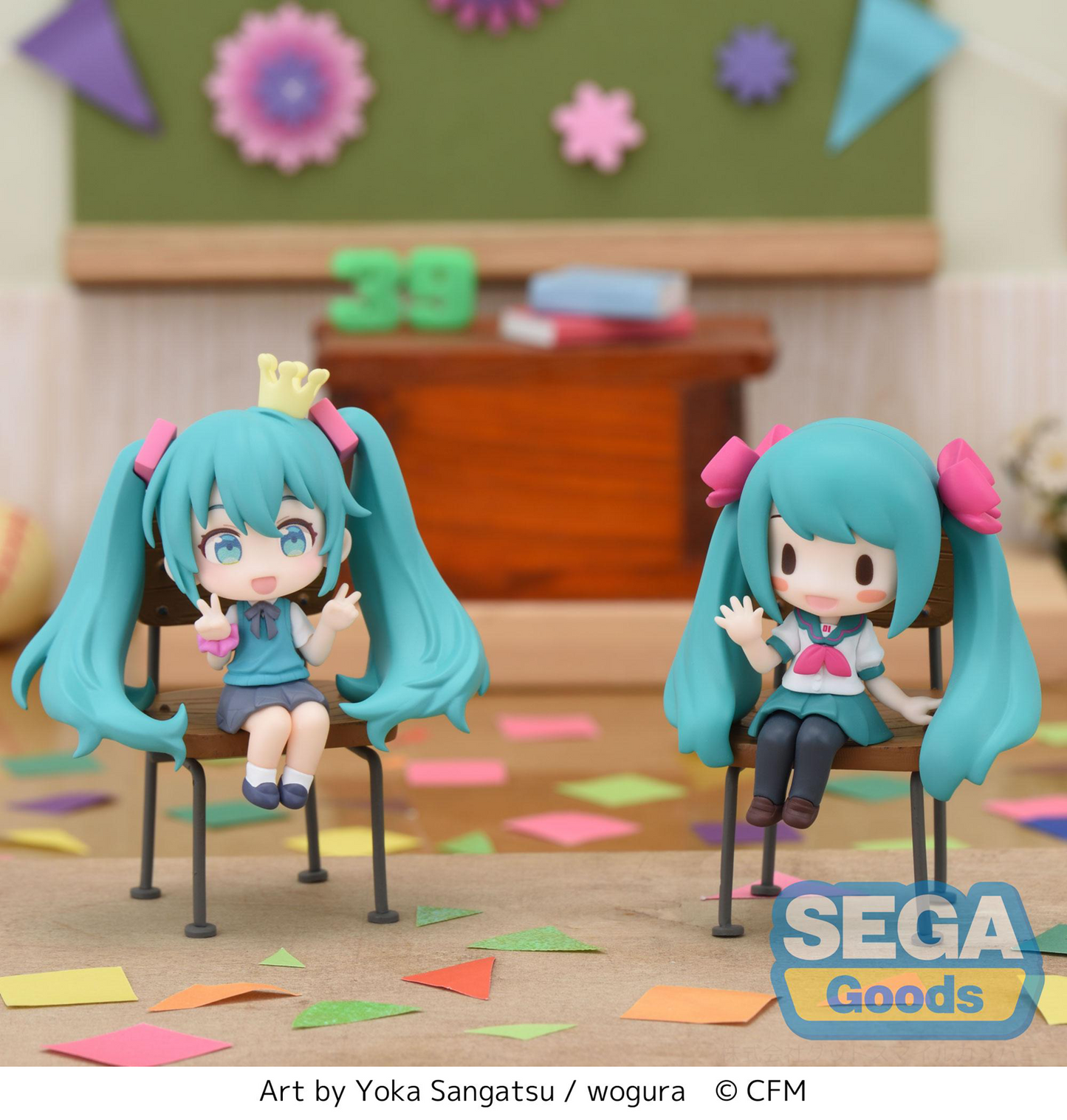 Vocaloid: Miku 16th Anniversary Perching Mini Prize Figure