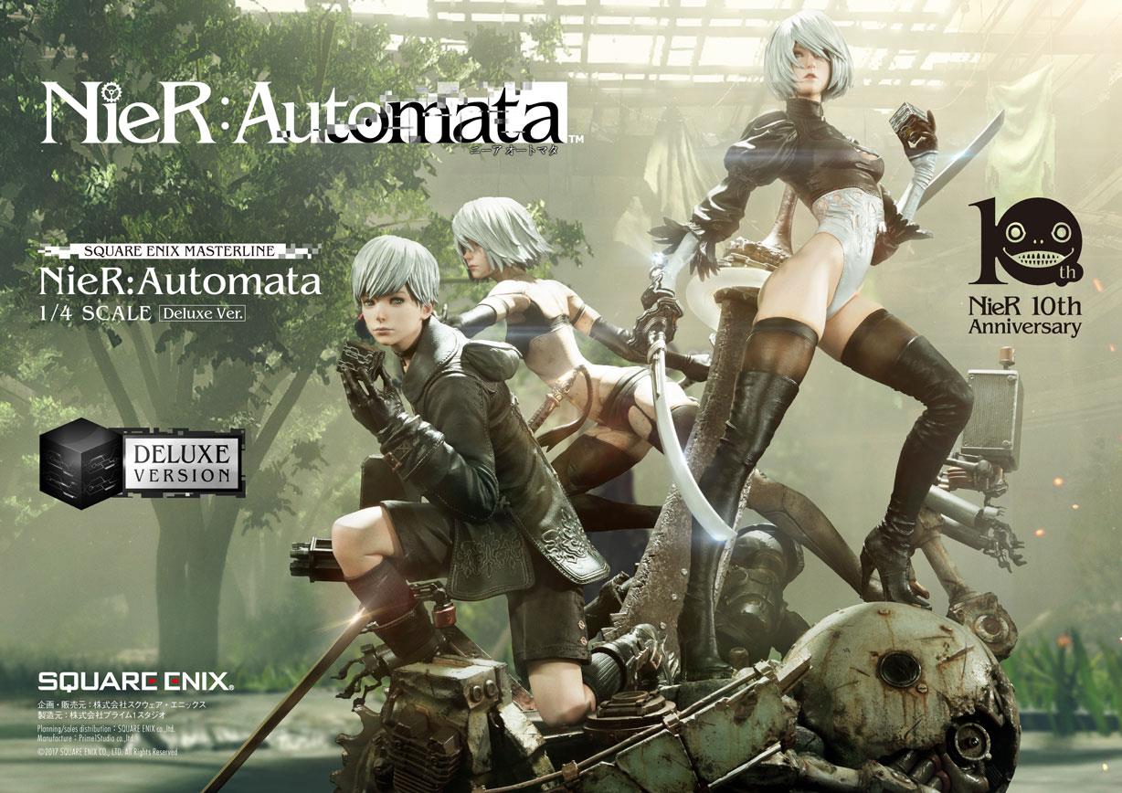 Nier Automata: 2B, 9S, and A2 Group Deluxe 1/4 Scale Masterline Figure