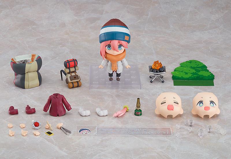 Laid-Back Camp: 1623-DX Nadeshiko Kagamihara Solo Camp ver. DX Edition Nendoroid