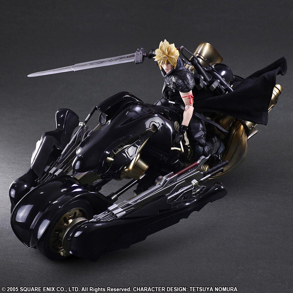 Final Fantasy VII Advent Children: Cloud Strife & Fenrir Play Arts -Kai- Action Figure