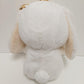Amuse: White Bunny Gold Polka-Dot Bow 16" Plush