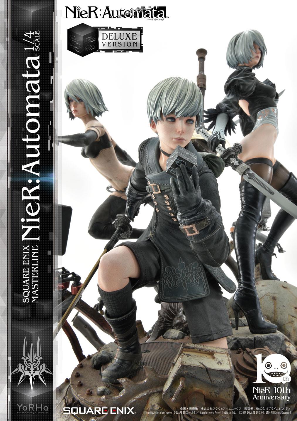 Nier Automata: 2B, 9S, and A2 Group Deluxe 1/4 Scale Masterline Figure