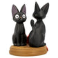 Kiki's Delivery Service: Jiji and Stuffed Plush Jiji Statue Desk Clock