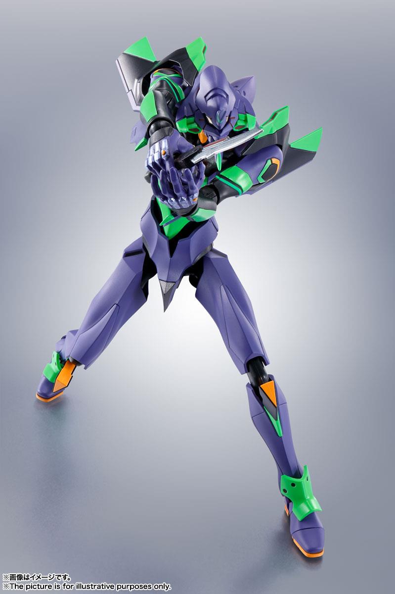 Evangelion: EVA-01 & Spear of Cassius -Renewal Colour Edition- Robot Spirits Side EVA Action Figure