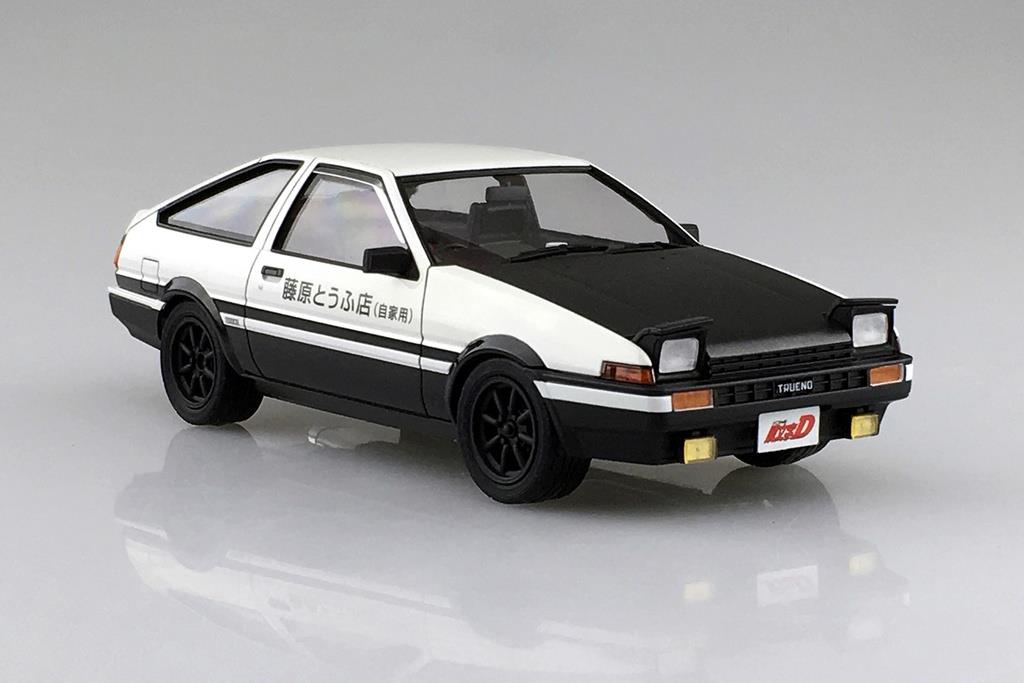 Initial D: Fujiwara Takumi AE86 TRUENO Project-D Ver. (Toyota) 1/24 Model Kit