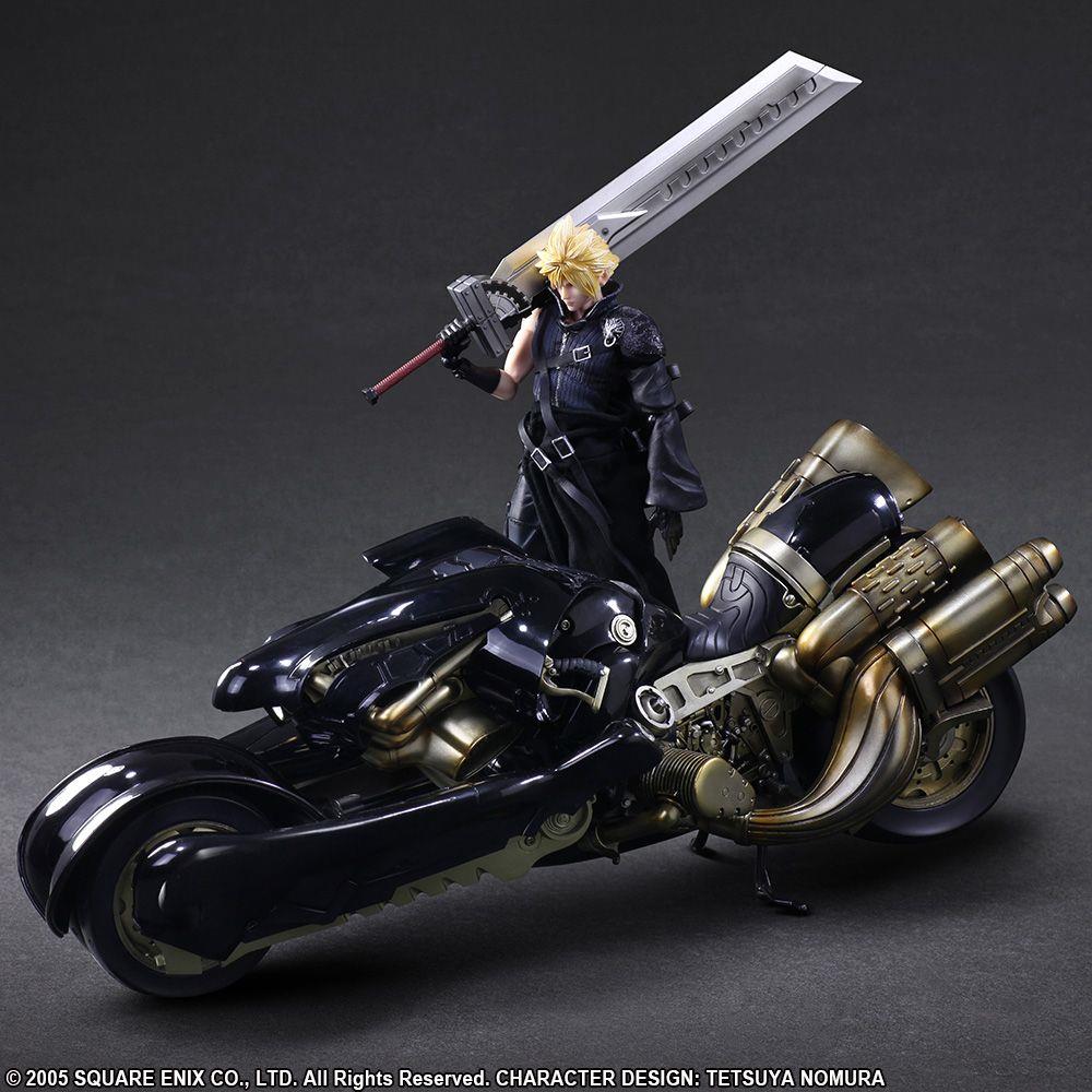 Final Fantasy VII Advent Children: Cloud Strife & Fenrir Play Arts -Kai- Action Figure