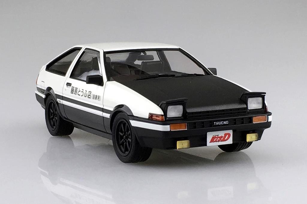 Initial D: Fujiwara Takumi AE86 TRUENO Project-D Ver. (Toyota) 1/24 Model Kit