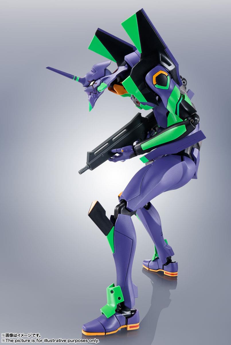 Evangelion: EVA-01 & Spear of Cassius -Renewal Colour Edition- Robot Spirits Side EVA Action Figure