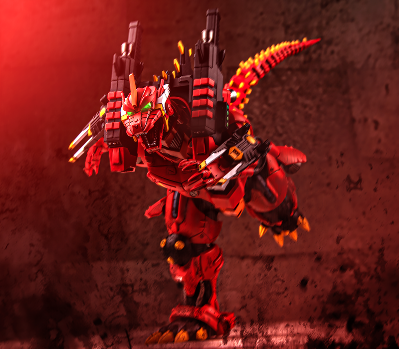 Godzilla vs. Evangelion: Type-3 Kiryu [Kai] EVA Unit-02 Colour Ver. Model