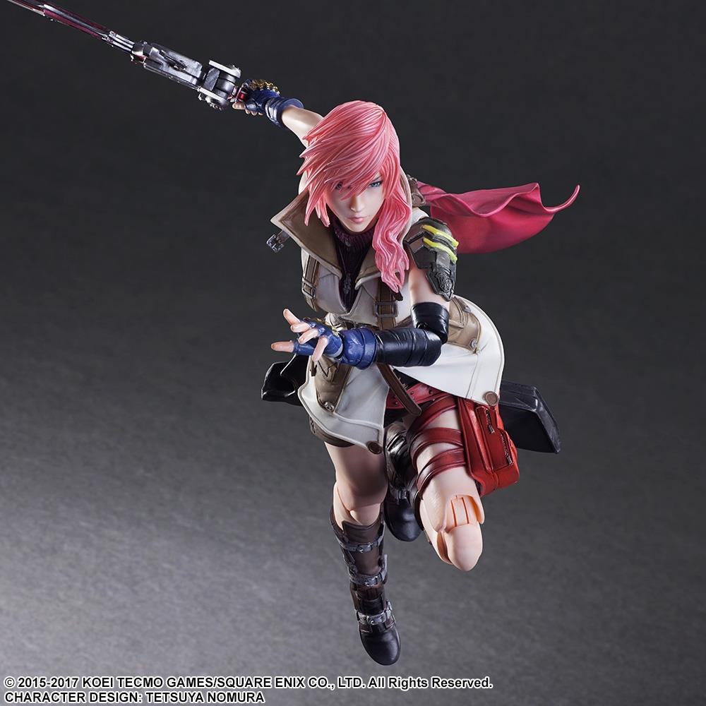 Final Fantasy Dissidia: Lightning Play Arts -Kai- Action Figure