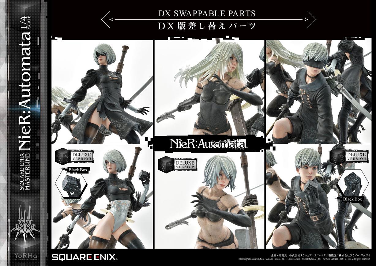 Nier Automata: 2B, 9S, and A2 Group Deluxe 1/4 Scale Masterline Figure