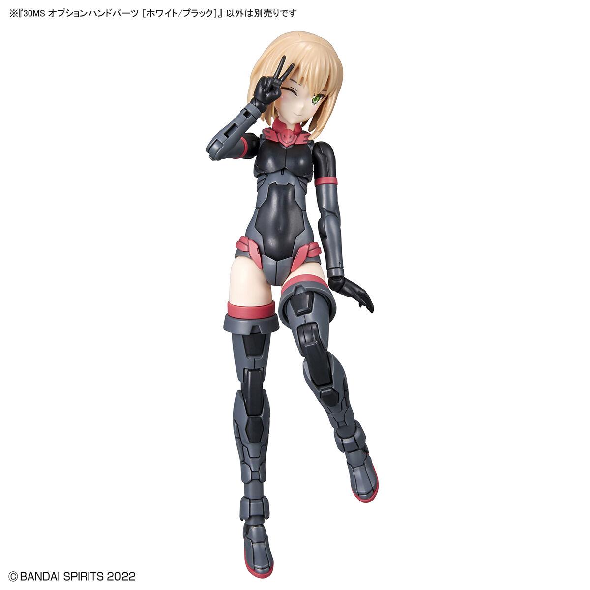 30 Minutes Sisters: Option Hand Parts [Black/White] Model Option Pack