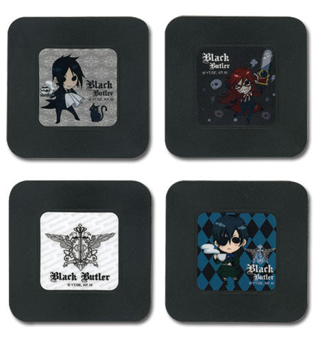 Black Butler: Four Piece Coaster Set 1