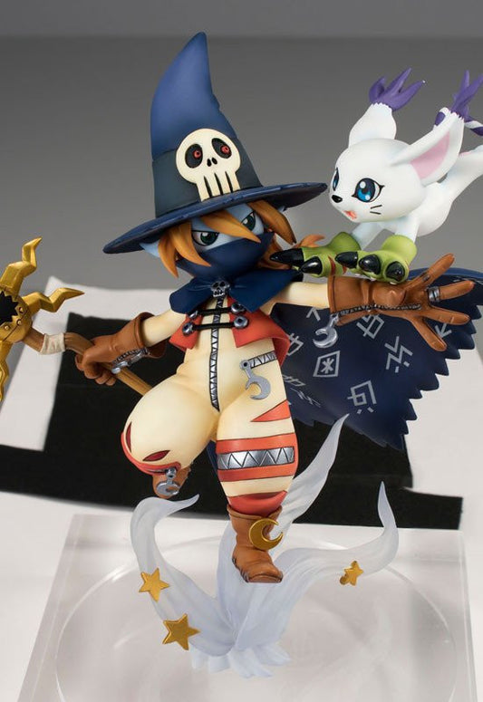 Digimon Adventure: Wizarmon and Tailmon (Gatomon) G.E.M. Series 1/10 Scale Figure
