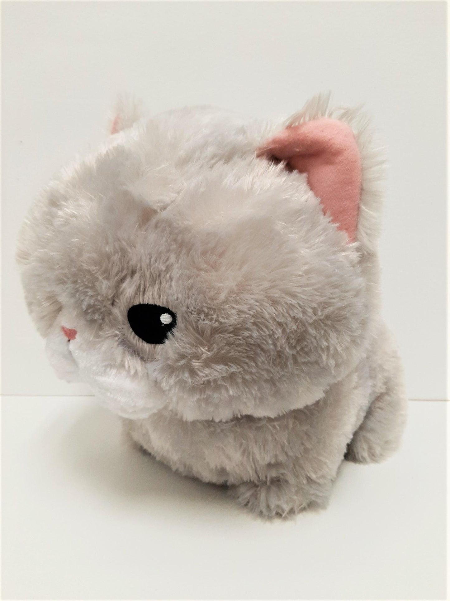 Amuse: Grey Munchkin Cat 14" Plush