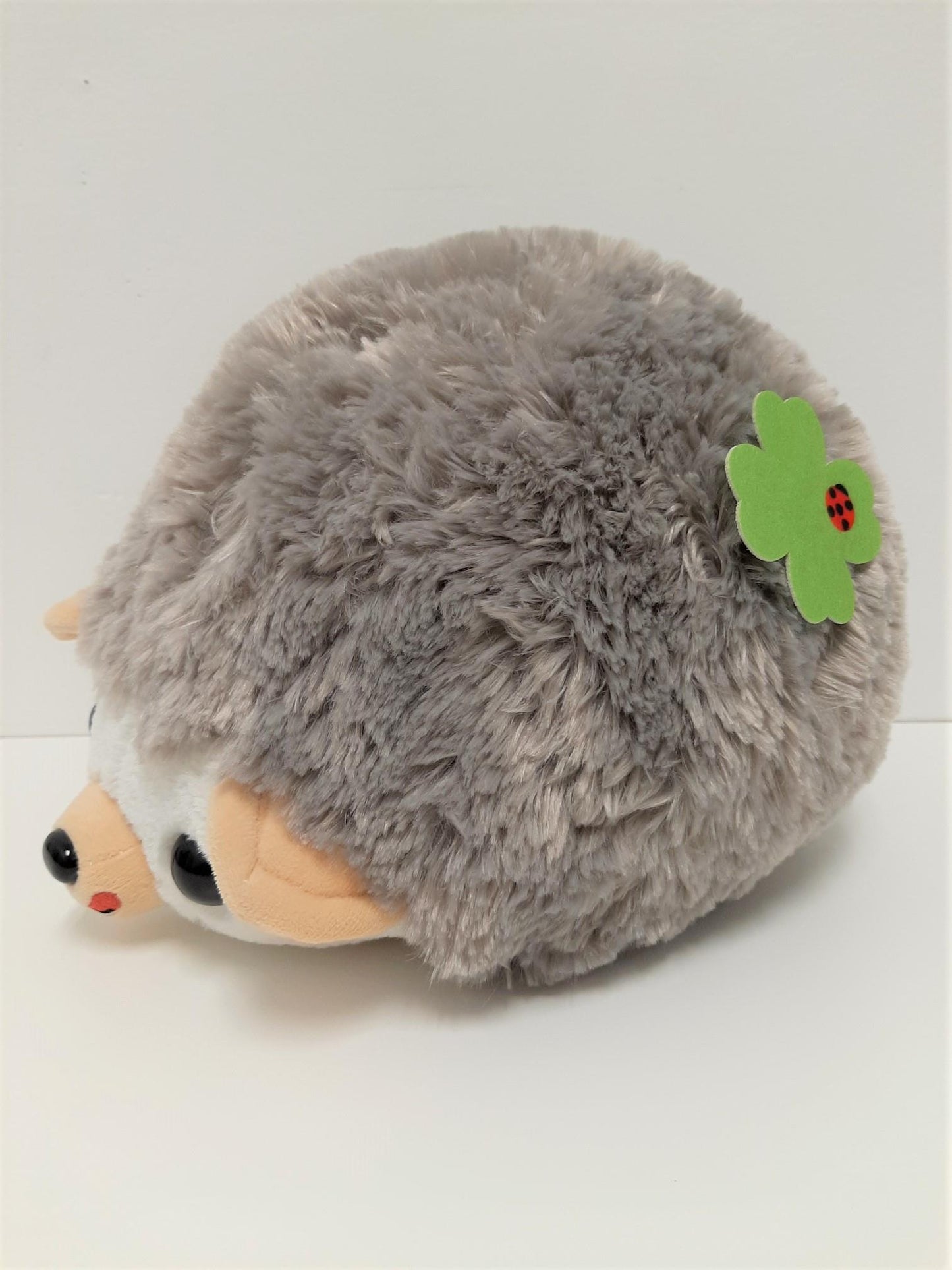 Amuse: Grey Hedgehog with Clover 12.5" Plush
