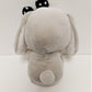 Amuse: Grey Bunny Black Polka-Dot Bow 10" Plush