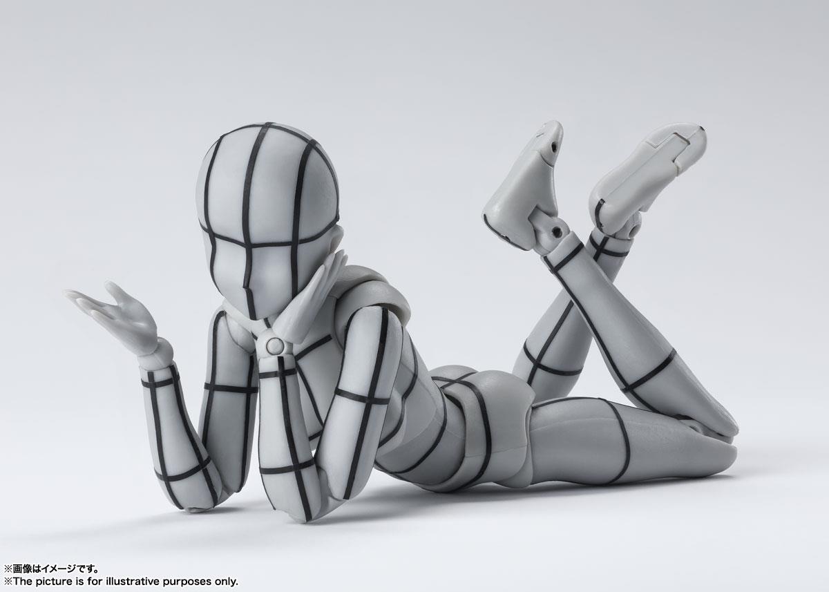 Body-chan: -Wire Frame- (Grey Colour ver.) S.H. Figuarts