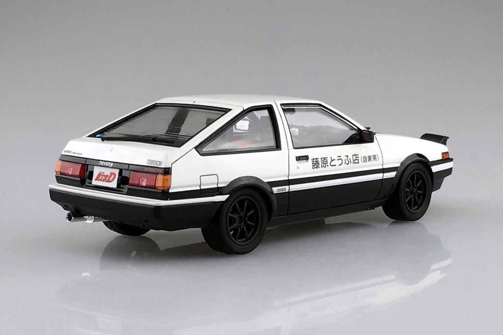 Initial D: Fujiwara Takumi AE86 TRUENO Project-D Ver. (Toyota) 1/24 Model Kit