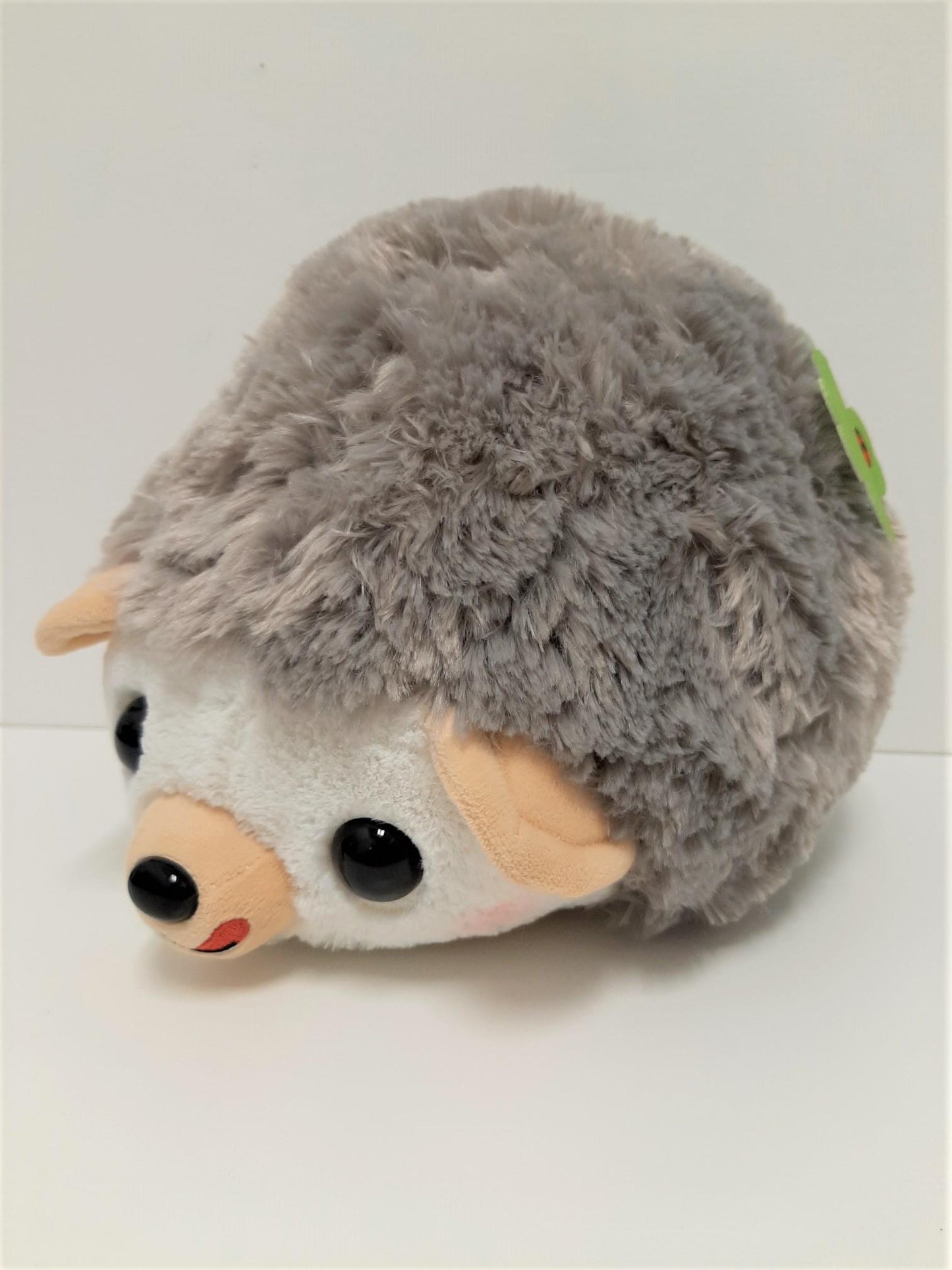 Amuse: Grey Hedgehog with Clover 12.5" Plush