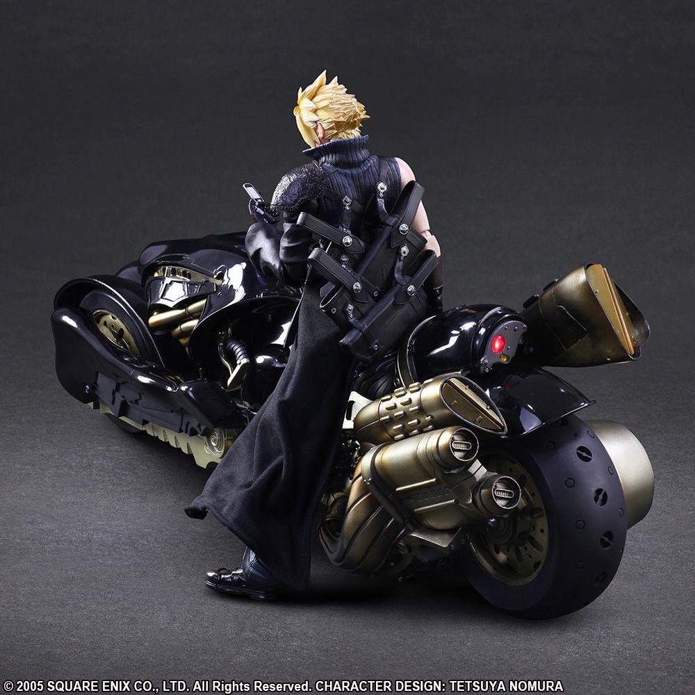 Final Fantasy VII Advent Children: Cloud Strife & Fenrir Play Arts -Kai- Action Figure