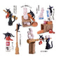 Kiki's Delivery Service: Jiji Nosechara Stacking Figure Set