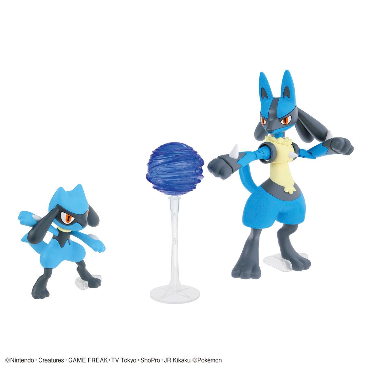 Pokemon: Riolu & Lucario PokePla Model Set
