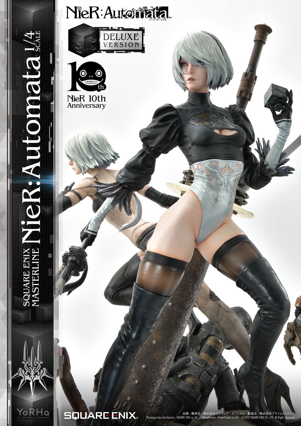 Nier Automata: 2B, 9S, and A2 Group Deluxe 1/4 Scale Masterline Figure