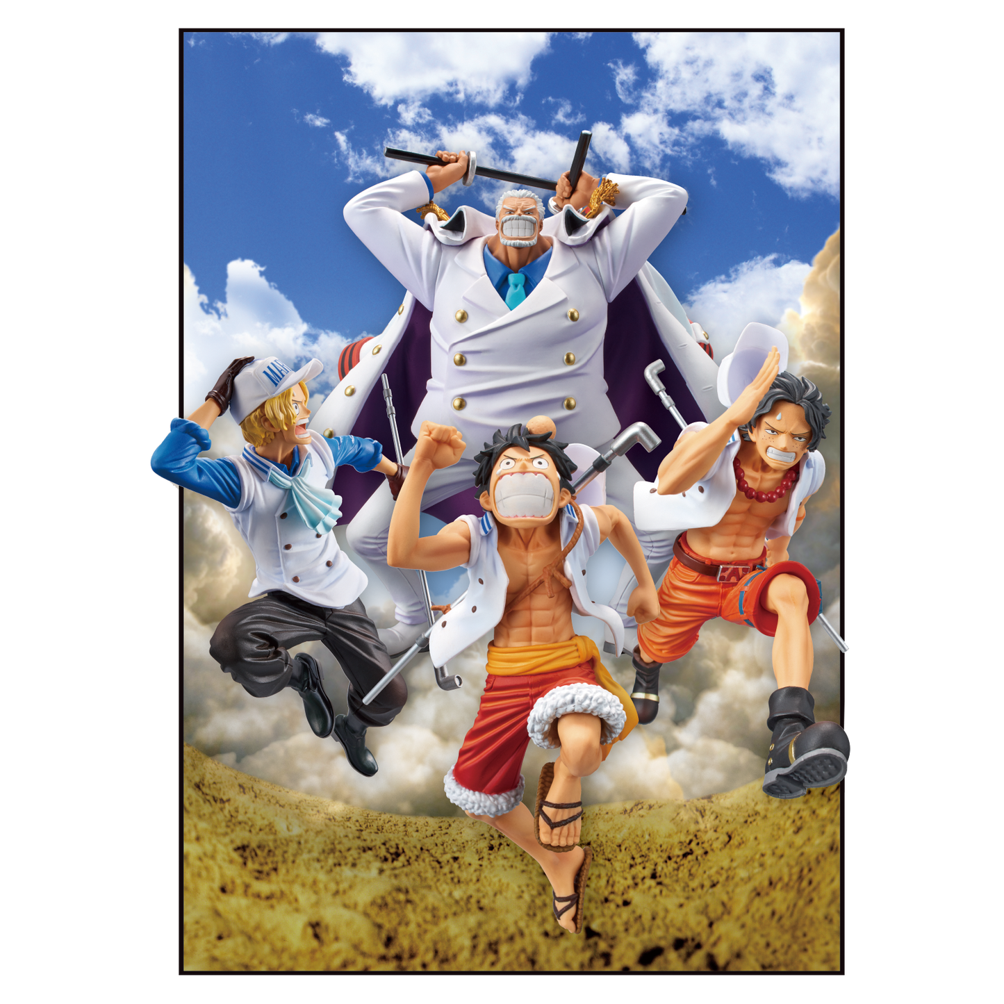 One Piece: Monkey D. Garp A Piece of Dream -Special Colour- Prize Figure