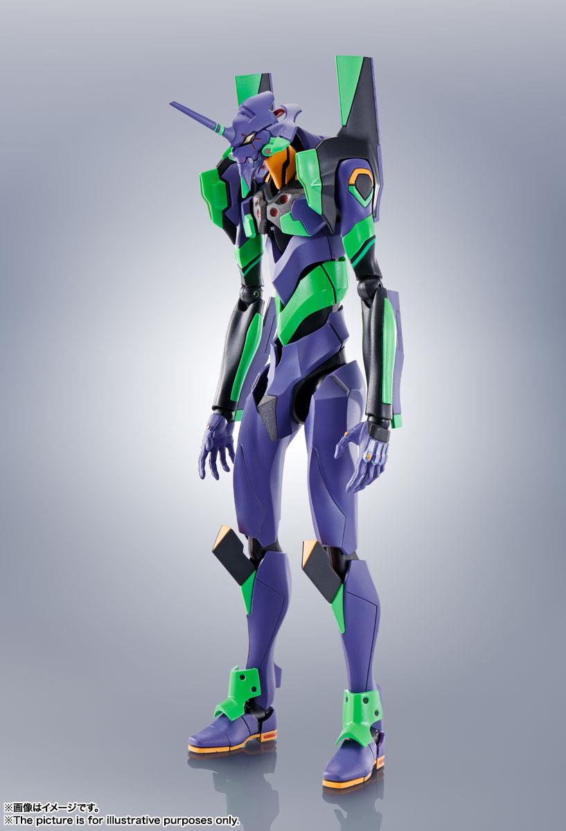 Evangelion: EVA-01 & Spear of Cassius -Renewal Colour Edition- Robot Spirits Side EVA Action Figure