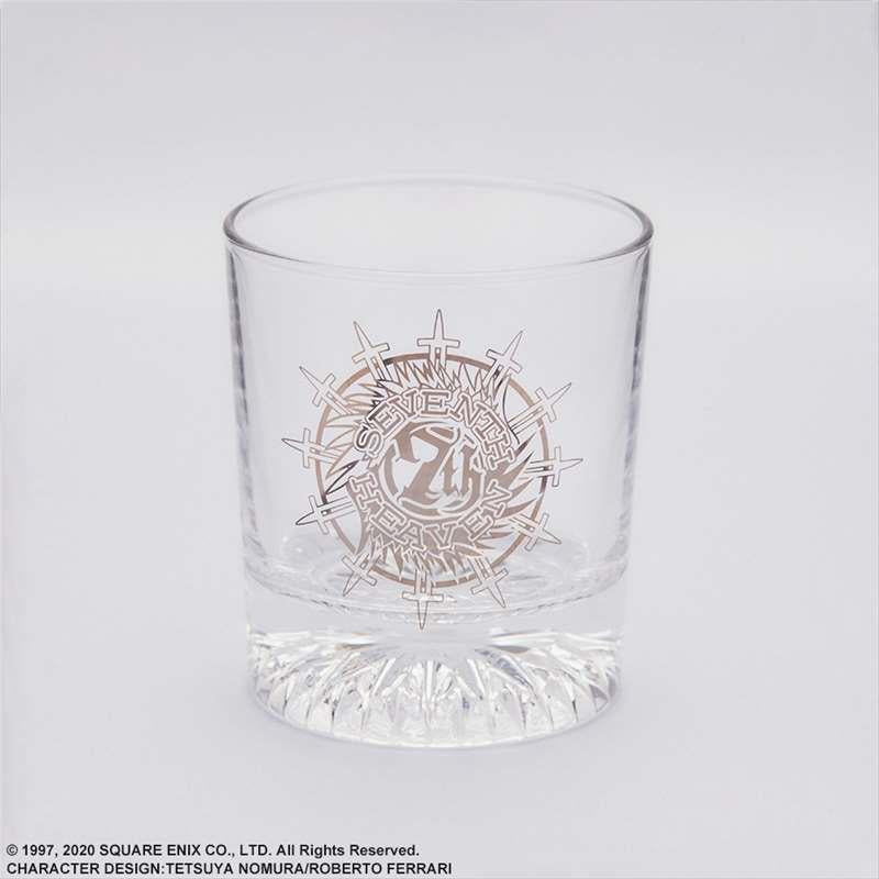 Final Fantasy VII: Seventh Heaven Glass & Coaster Set with Bottle Tag