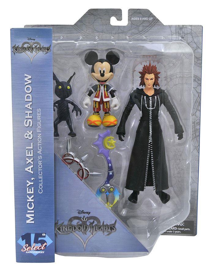 Kingdom Hearts II: Mickey, Axel & Shadow Collector's Action Figure Set