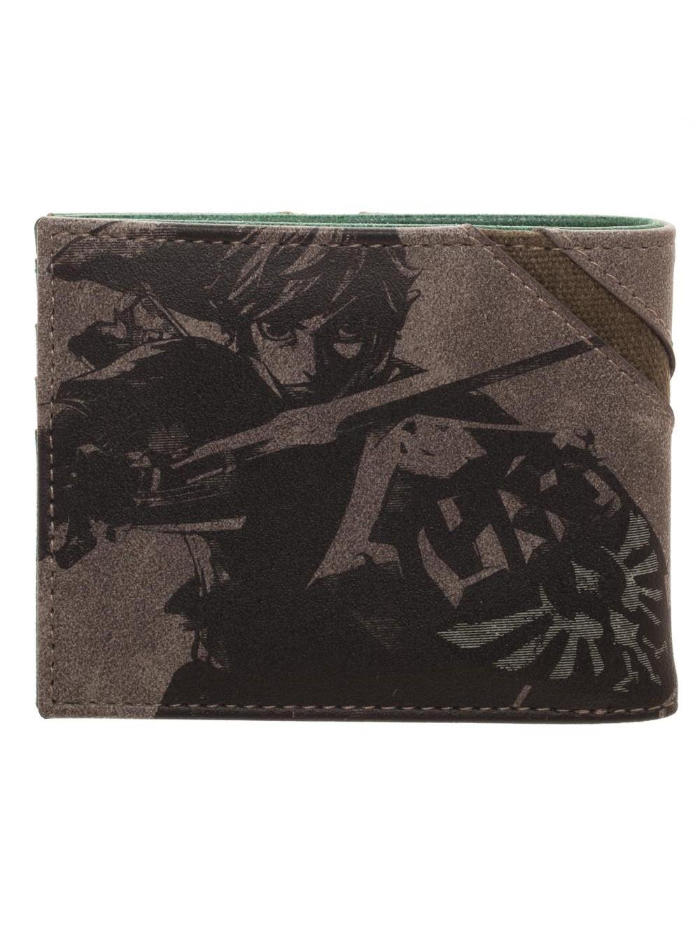 Legend of Zelda: Silver Metal Badge Bi-Fold Wallet
