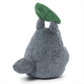 My Neighbour Totoro: Totoro with Leaf 4.5" Bean Bag Plush