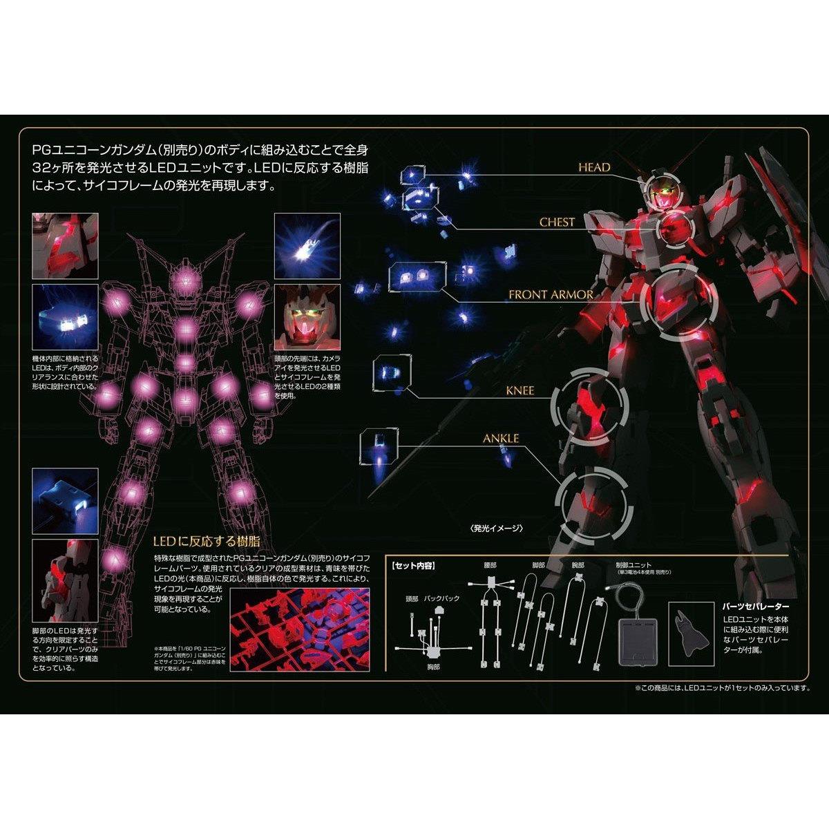 Gundam Unicorn: LED Unit for PG RX-0 Unicorn Gundam