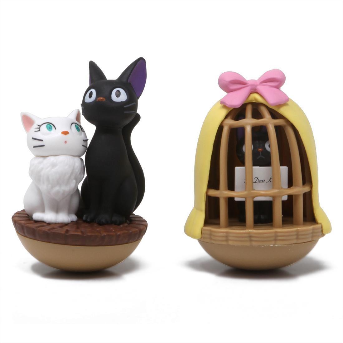 Kiki's Delivery Service: Jiji and Lily Tilting Figures