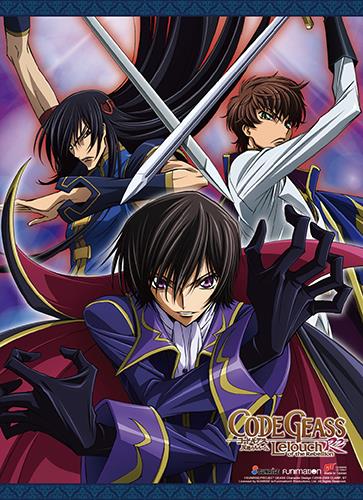 Code Geass: Lelouch, Suzaku & Lee Wall Scroll