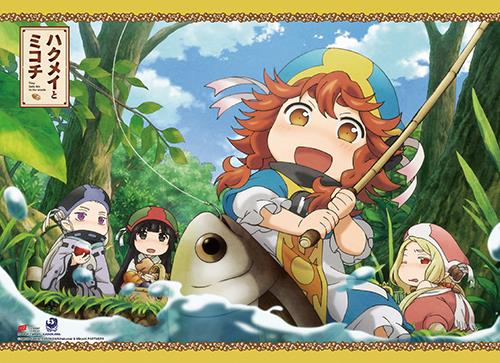 Hakumei & Mikochi: Group Fishing Wall Scroll