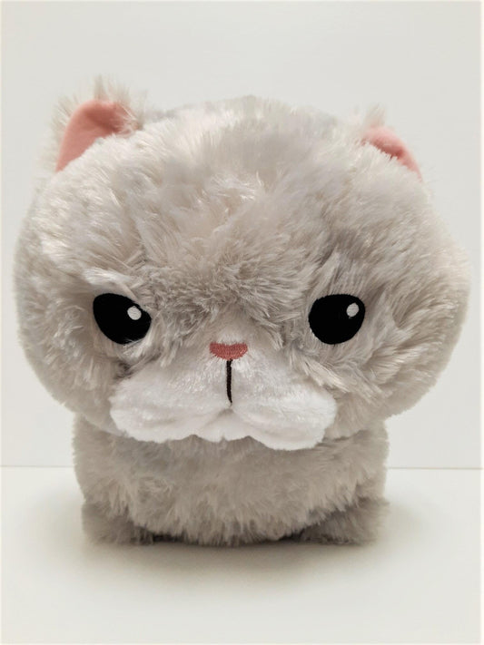 Amuse: Grey Munchkin Cat 14" Plush