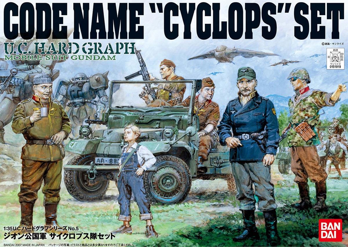 Gundam: Code Name "Cyclops" Set 1/35 U.C. Hard Graph Model