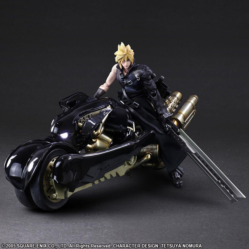 Final Fantasy VII Advent Children: Cloud Strife & Fenrir Play Arts -Kai- Action Figure