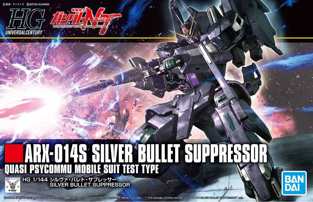 Gundam: Silver Bullet Suppressor HG Model
